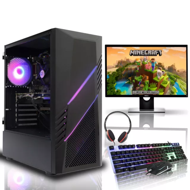 Gaming PC Bundle i7 i5 i3 Desktop Gaming Computer PC 16GB RAM RTX 3050 Windows10