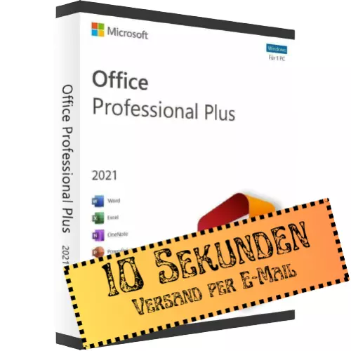 Microsoft Office2021 Professional Plus Key für Windows 10/11 E-Mail Versand
