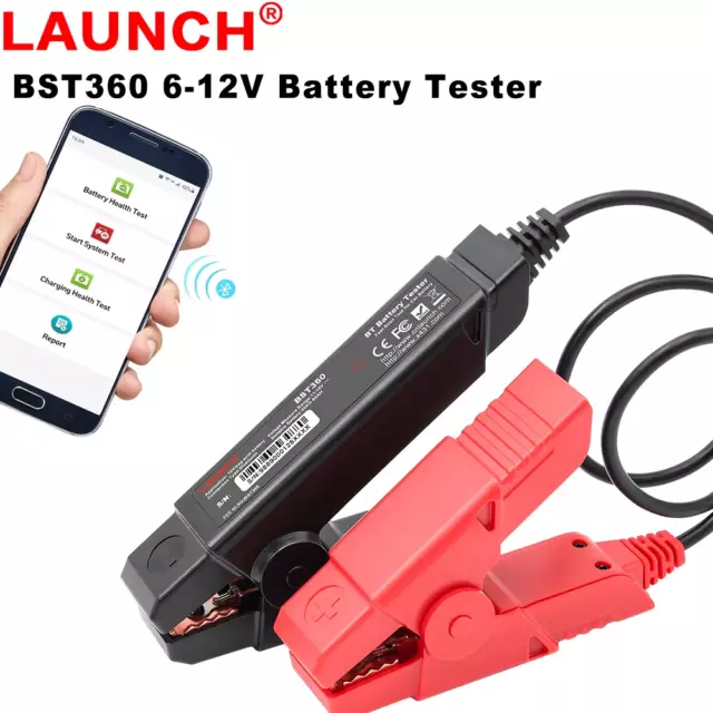 LAUNCH BST360 Car Battery Tester 6V 12V Load Tester Charging System Analyzer