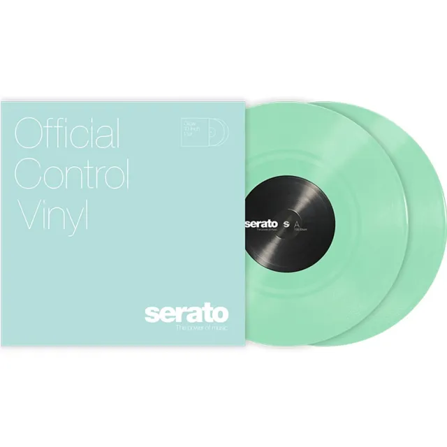 Serato - 10" Control Vinyl Performance-Serie Glow in the Dark Glow In The Dark