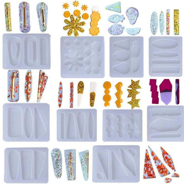 Ciondolo Stampo Strumenti Gioielli Creazione Riutilizzabile Tondo Silicone Gocce