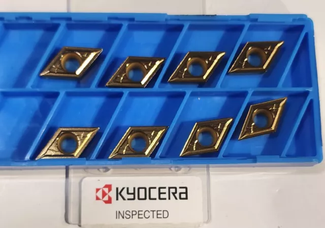 DCMT 32.50.5GK / 11T302GK CA6525 Kyocera New - Partial Box Of 8 Inserts -