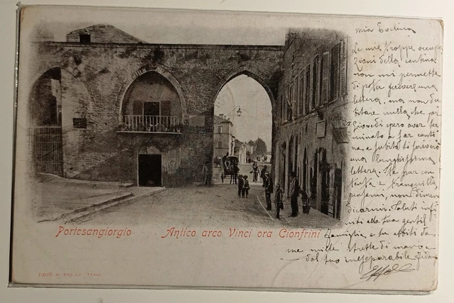 MARCHE FERMO PORTOSANGIORGIO ANTICO ARCO VINCI ORA CIONFRINI Formato piccolo - v