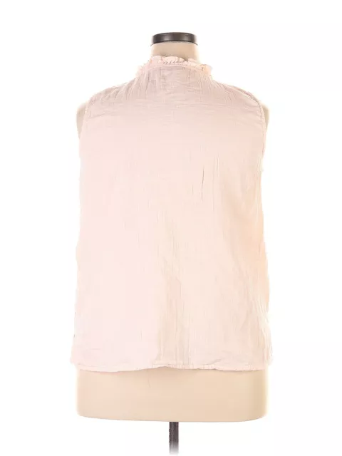 LIZ CLAIBORNE WOMEN Pink Sleeveless Blouse XL $23.74 - PicClick