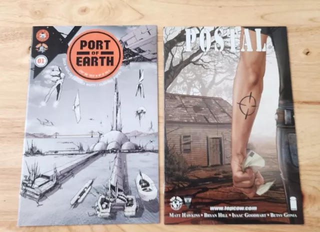 Top Cow &  Image Comics: Port Of Earth #1 & Postal #1