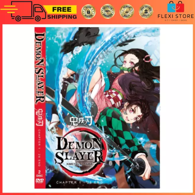 DVD Demon Slayer:Kimetsu No Yaiba Season 2 Epi.1-18 End+Mugen Train English  Dubb