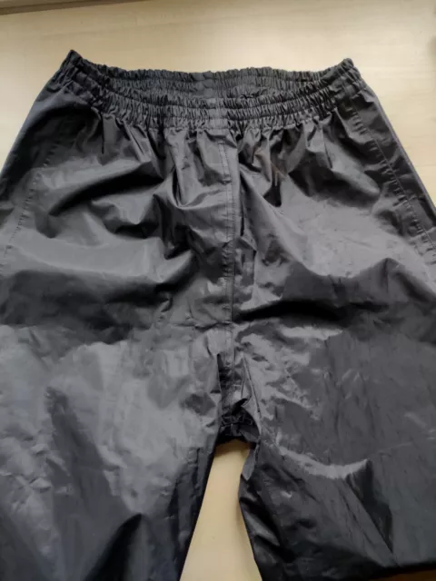 Regenhose Wetterschutzhose Schwarz Größe XS