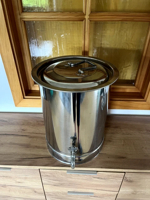 Wasserspender Edelstahl 20 Liter Kohinoor mit Ablasshahn Wasserspender Edelstahl 20 Liter Kohinoor mit Ablasshahn