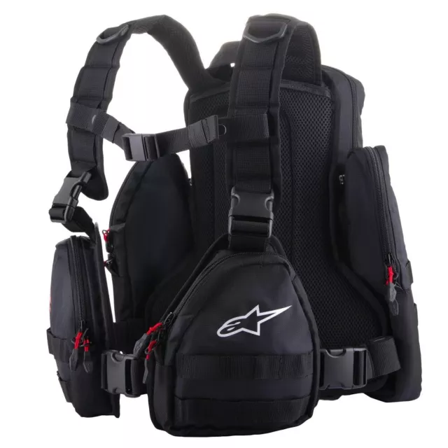 Alpinestars Tasche - Techtura Tactical MX Motorradrucksack Enduro - schwarz/weiß 3