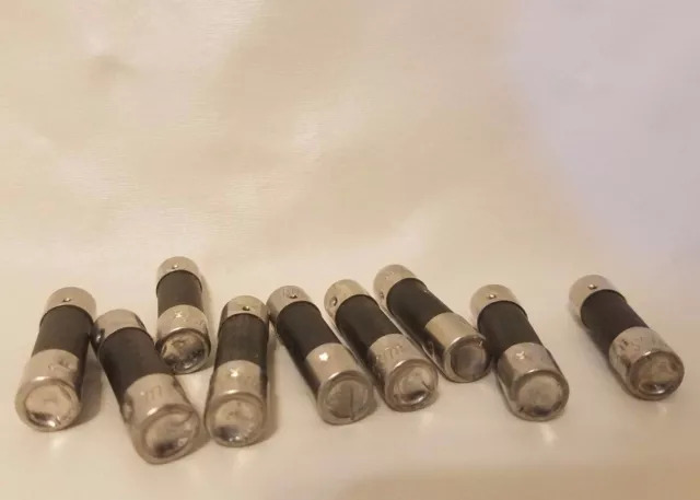 Lot De 9 Cooper Bussmann Buss ABU2 ABU-2 2A 2 Amp Fusibles