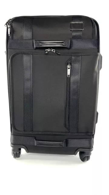 TUMI Merge Short Trip Expandable 4 Wheeled Packing Case Spinner Suitcase Black