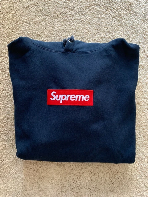 Supreme lv box logo sale hoodie