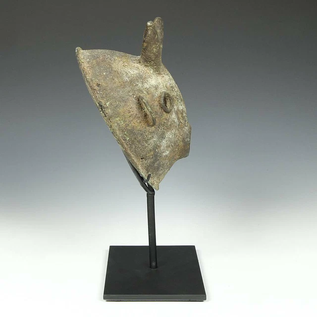 Family Mask Bronze Bobo Fing People Burkina Faso West Africa Early 20Th C. 2