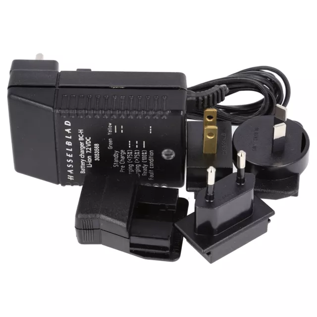 Cargador de batería Hasselblad BC-H iones de litio 7,2 VDC 3053568 con enchufes de EE. UU.