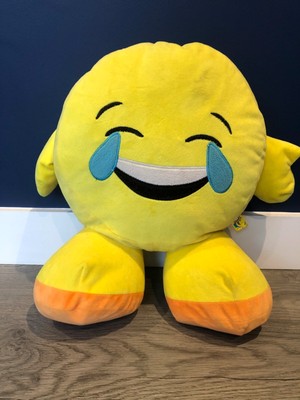 TAG Nuovo di zecca con Disney imoji giallo Happy Girl Giocattolo Morbido Peluche Emoji toyworld 