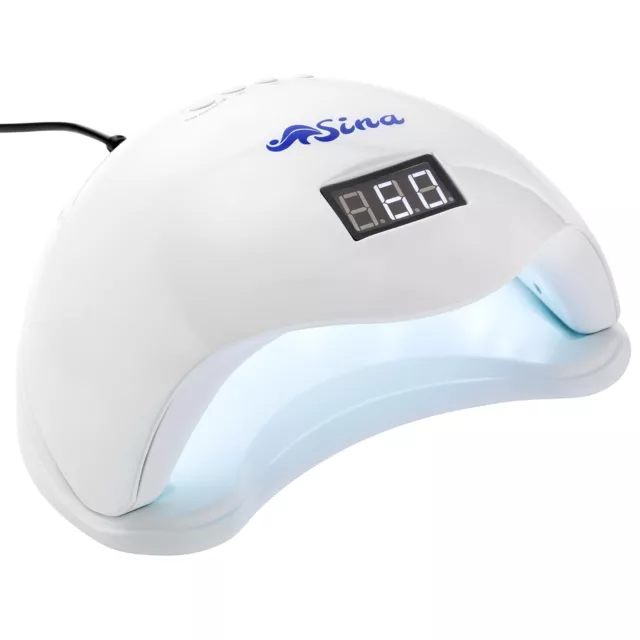 SINA 24 LED 48 W LED Dispositivo di polimerizzazione luce LED con display Asciuga unghie Lampada unghie