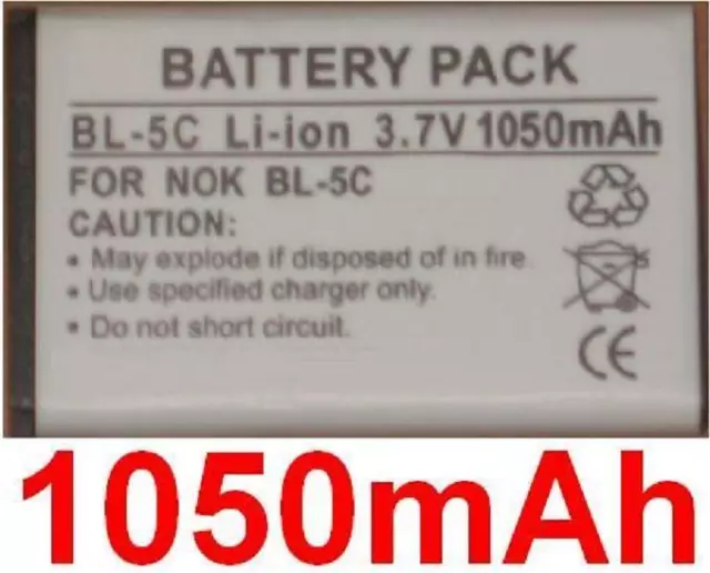 BATTERIE 1050mAh Type H15132 LI3795bkG RCB215 TB-BL5C for Hisense CS668