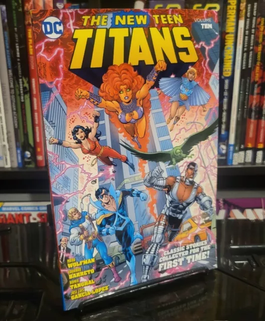 The New Teen Titans TPB Volume 10⚡️ Unread Softcover👽 DC Comics Perez Wolfman