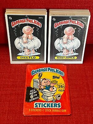 MINT 1986 Topps Garbage Pail Kids Original 6th Series 6 OS6 88-Card Set GPK WOW