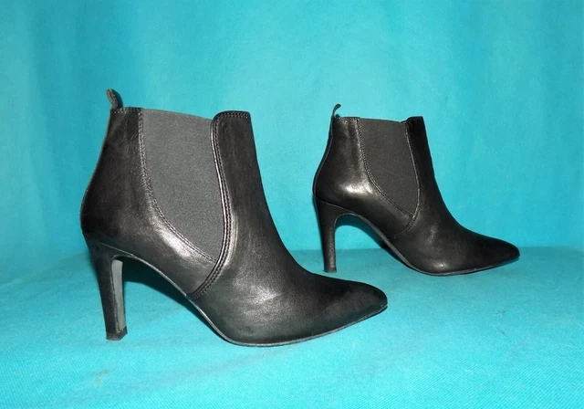 COMPTOIR DES COTONNIERS bottines noire tout cuir pointure 38 EUR