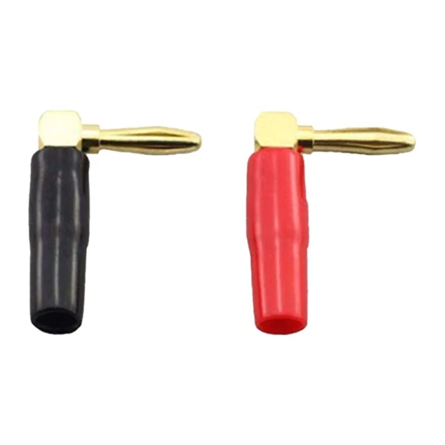 Enhance Your Audio Experience with L Shaped 4mm Banana Plug Connectors