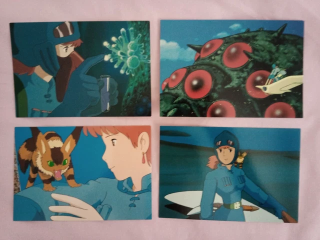 STUDIO GHIBLI NAUSICAA of the Valley of the Wind Postcards x4 £6.00 ...