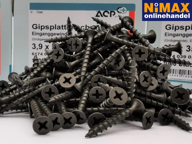 Schnellbauschrauben Trockenbauschrauben Rigipsschrauben Grobgewinde TOP Marken