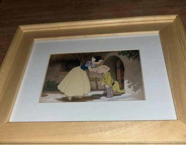 DISNEY SNOW White And The Seven Dwarfs" Print Framed & Matted Gifts ...