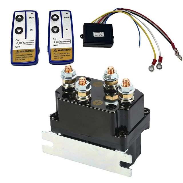 Interrupteur De Commande Pour Treuil électrique - 12V/24V, Câblé, à Distance, Compatible Avec Treuils 1500-5000 Lbs