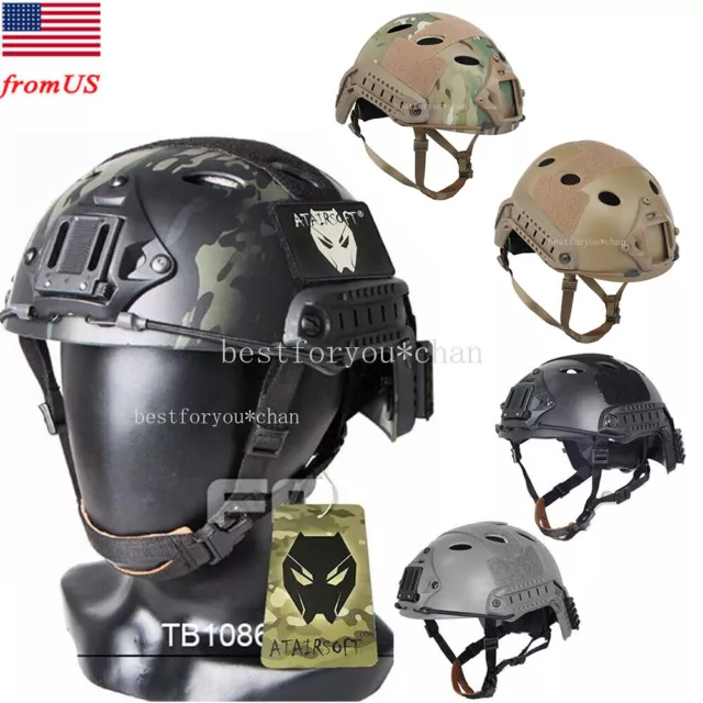 Casque FMA Airsoft Casque maritime MH Type ABS Military w/ NVG Shroud  Hunting