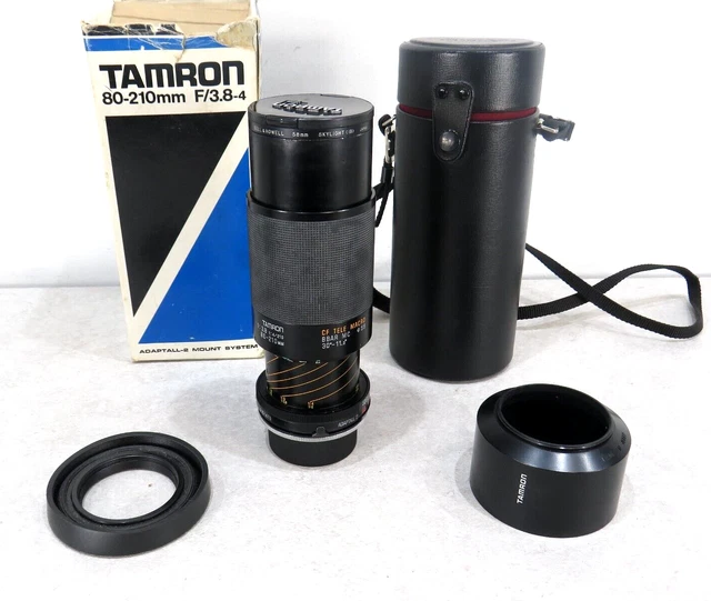 Tamron 80-210mm F3.8-4 CF Tele-Macro Zoom Lens Adaptall-2 103-A
