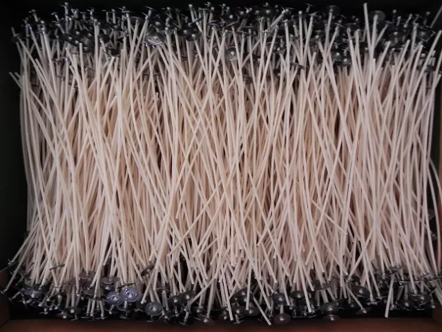 20 x 320mm-32cm Long Pre Waxed Wicks For Candle Making with sustainer`s