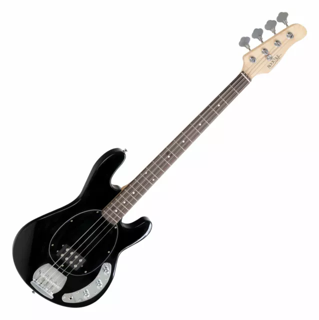 Rocktile MB-4 E-Bass Bass Elektrobass Guitar 4-Saiter Passiv Bassgitarre Schwarz