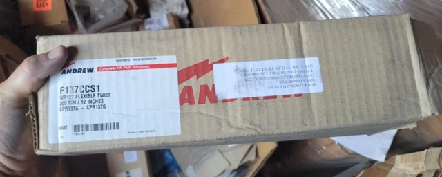 F137CCS1  WR137 Flexible Twist 12” Andrew CPR137G Waveguide WSC-6 Comm System