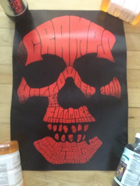 CRAMPS Halloween 13x19 Concert Poster 2000 Fillmore 1st Print Original F428 Lux CRAMPS Halloween 13x19 Concert Poster 2000 Fillmore 1st Print Original F428 Lux