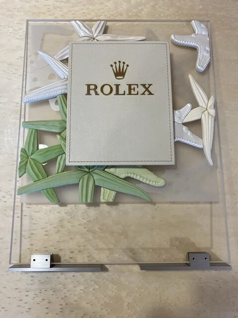 Display Vitrine ROLEX Motif « Autunno » - Plexiglas Original - Neuf Sans Emballage