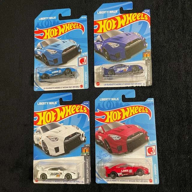 HOT WHEELS - LB Silhouette Works Nissan GTR R35 LIBERTY WALK 2022 Lot ...