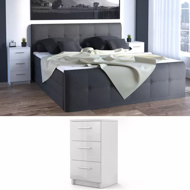 Table de chevet sommier lit table de chevet table de chevet commode blanc Table de chevet sommier lit table de chevet table de chevet commode blanc