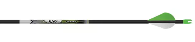Easton 5MM Axis Small Diameter Carbon 400 Arrows 1/2 Dozen Fletched