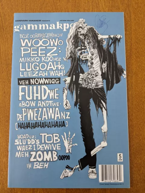 Glamourpuss #5 - Zombie Variant Signed By Dave Sim - Cerebus - Aardvark-Vanaheim