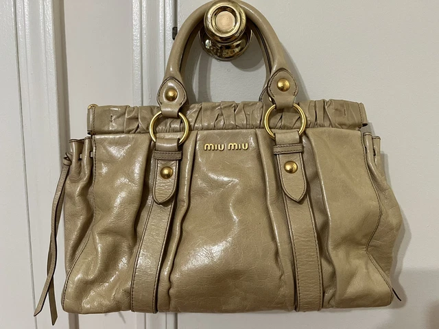 Miu Miu  by Prada Leather Vitello Lux  Satchel 2way bag
