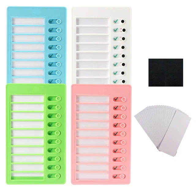 thumbnail image 2 of Reusable Kids Chore Chart & Daily Checklist - 16 Dry Erase Boards With 32 Blank Cards (4 Colors) 2 of 14