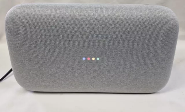 Genuine Google Home Max Smart Speaker Wireless Google Assistant - Chalk