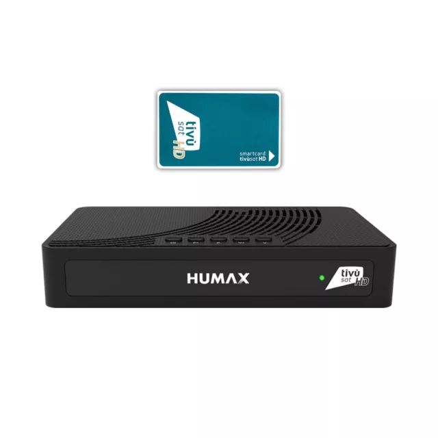 Humax Tivumax LT HD-3801S2 DVB-S2 Full HD Ricevitore con Attiva Tivusat HD Karte