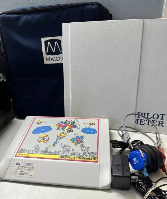 Maico PILOT PEDIATRIC CHILD Hearing Screen Test Audiometer KIT Speech Therapy