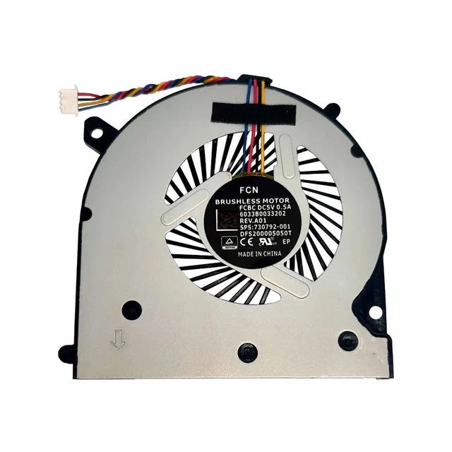 Ventola Di Ricambio Per PC Portatile HP Elitebook 740/745/750/840/850 G1/G2 - Connettore A 4 Pin