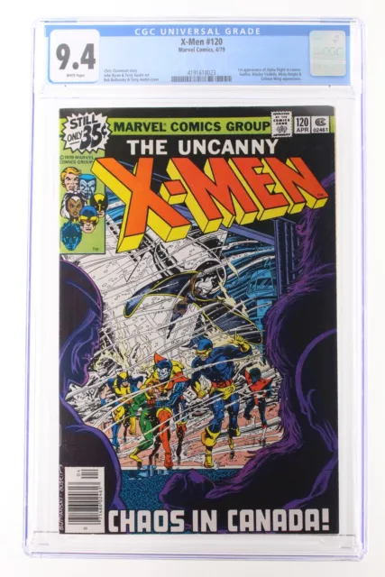 X-Men #120 - Marvel 1979 CGC 9.4 1st Appearance of Alpha Flight in cameo