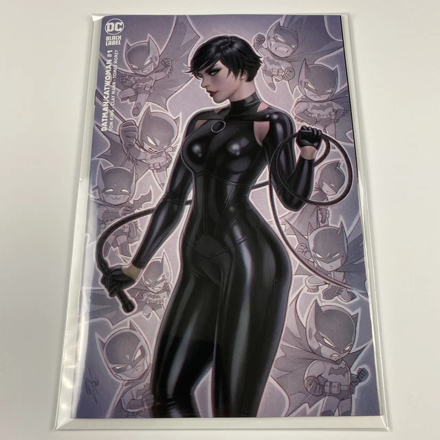 Batman Catwoman 1 Virgin Unmasked Variant by Warren Louw NM
