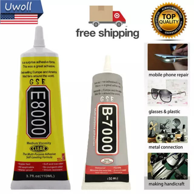 110/50 ml E-8000 Multi-Purpose Glue Adhesive For Repair Cellphone 1/2/3 PCS NEW