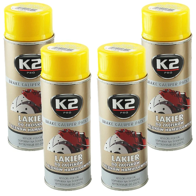 Peinture En Spray Pour Etriers De Frein Bleu 400ml Pinty Plus